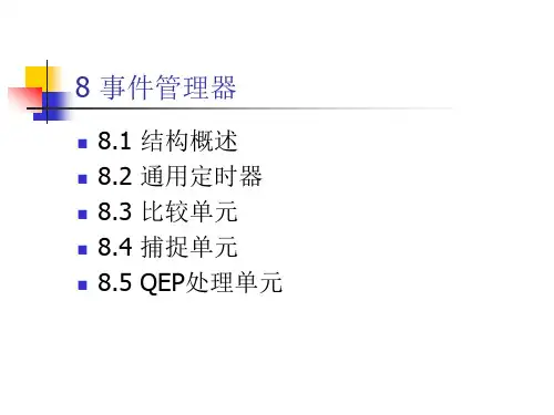 第八章DSP事件管理器