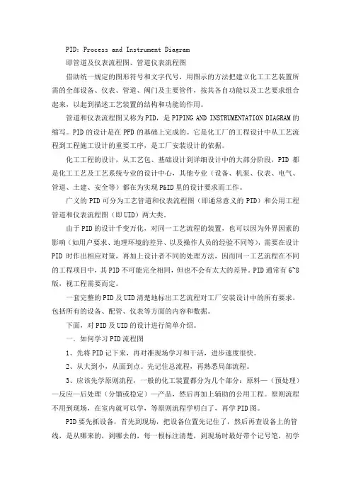 PID图的说明