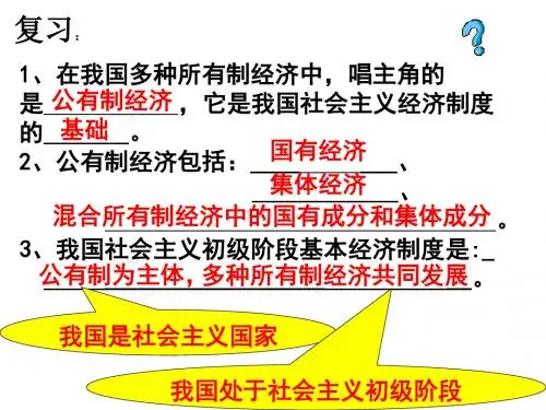走向共同富裕的道路课件