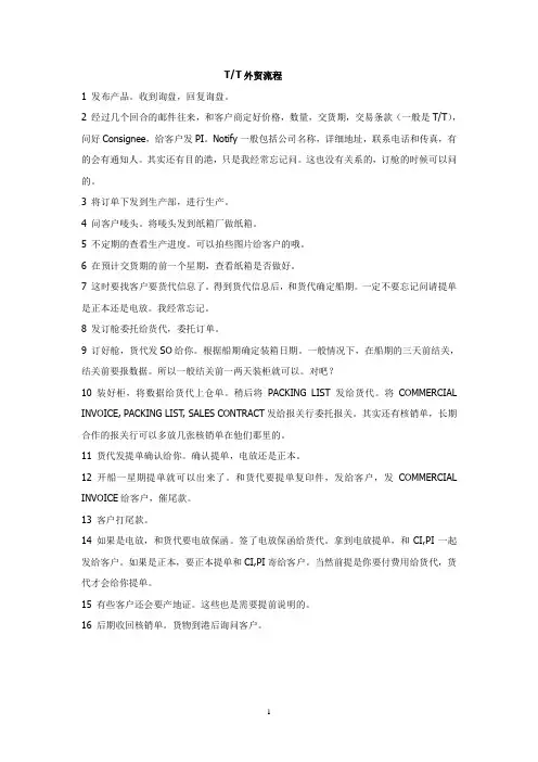 外贸流程
