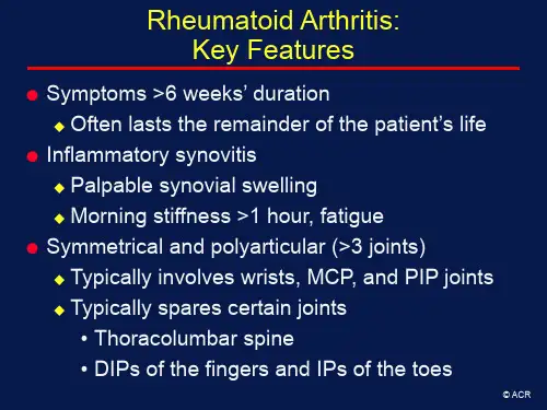 rheumatoid arthritis类风湿关节炎