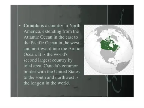 canada加拿大国家概况
