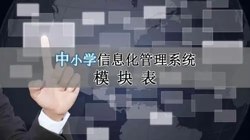 (精品)最新优秀幻灯片欣赏：信息化管理系统.模块表.PPT模板40页