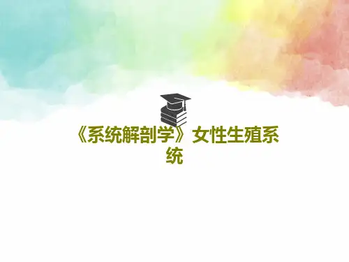 《系统解剖学》女性生殖系统共23页文档