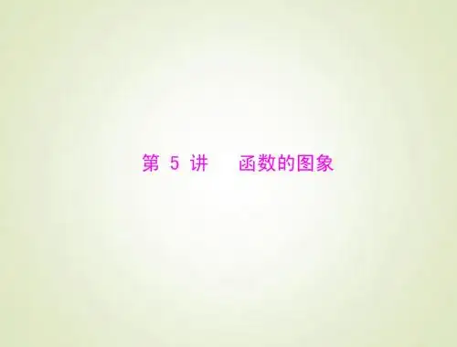 2015高考总复习数学(文)课件：3.5 函数的图象