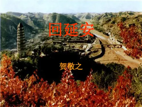 苏教版《回延安》、《再别康桥》