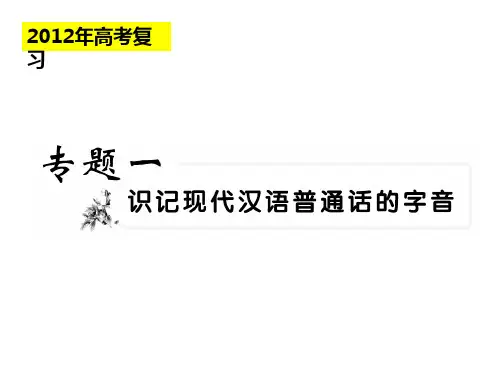 《高考语音复习》PPT课件