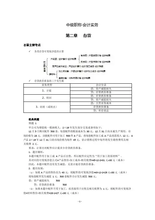 第二章 存货