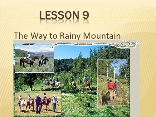 The Way to Rainy Mountain