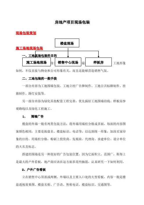 房地产项目现场包装