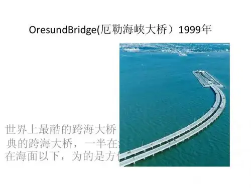 OresundBridge(厄勒海峡大桥)1999年