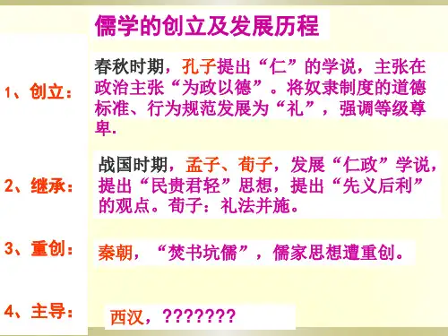岳麓版必修三第一单元第3课 汉代的思想大一统课件 (共20张PPT)