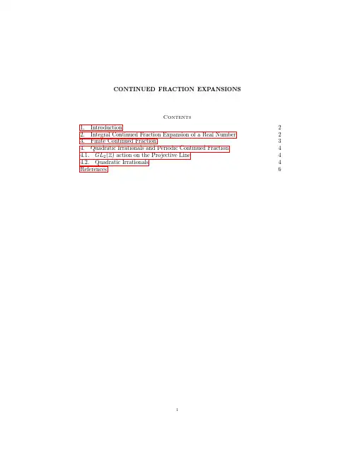 continued-fraction-expansions 连续分数简介