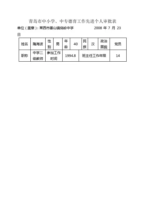 先进个人评选条件
