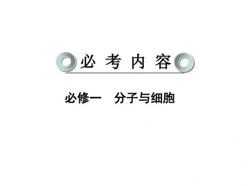 高考生物一轮复习讲义：3-1 细胞代谢中的酶和ATP(人教版)