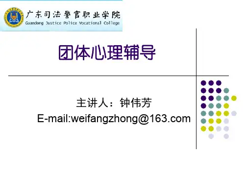 团体心理辅导简介(完整)