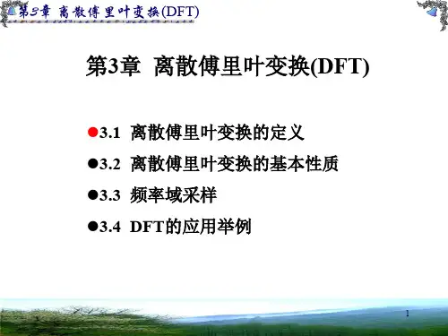 离散傅里叶变换(DFT)ppt课件