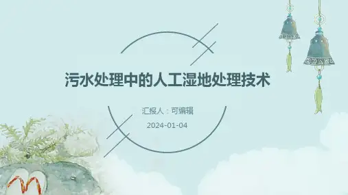 污水处理中的人工湿地处理技术
