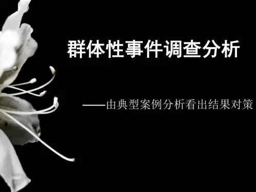 群体性事件