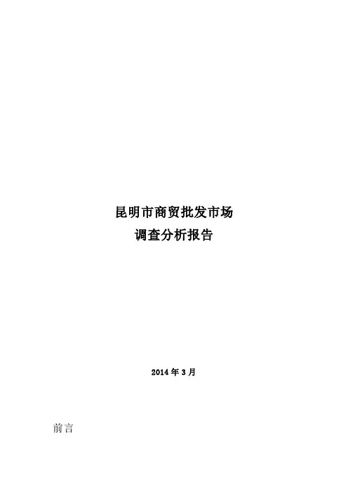 昆明市商业地产市场调研报告