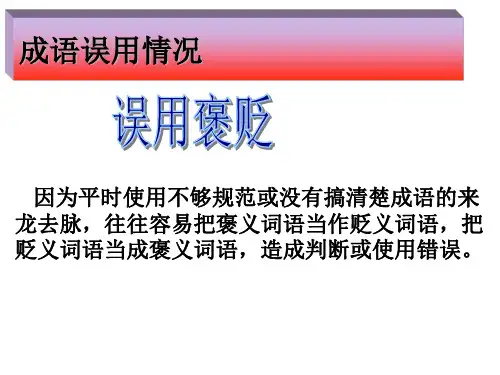 成语理解与运用第三课时