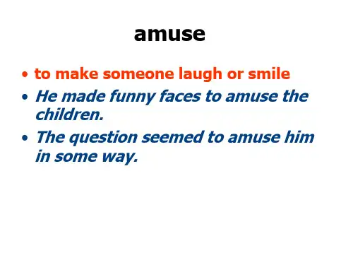 Unit 1 Module 5 Word study 2