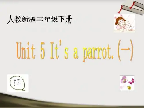 三年级英语It’s a parrot课件1