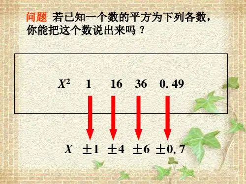导入_平方根-优质公开课-人教7下精品