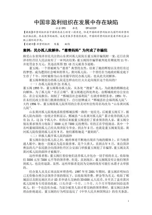 非营利组织 2