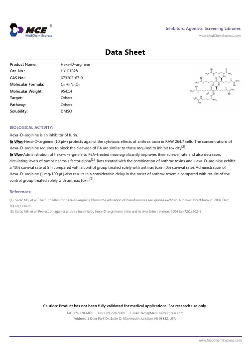 Hexa-D-arginine_DataSheet_MedChemExpress