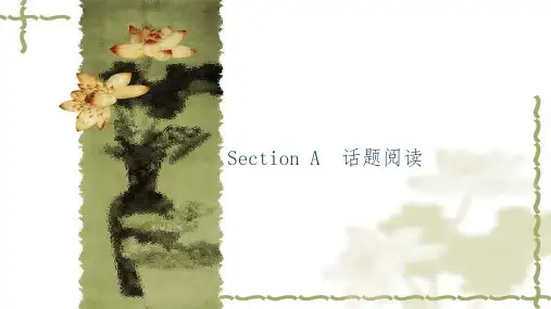(市公开课)2018九年级英语Unit9IlikemusicthatIcandancetoSectionA话题阅读习题课件(新版)人教新目标版