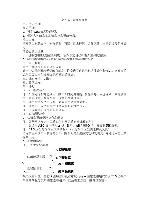 输血与血型