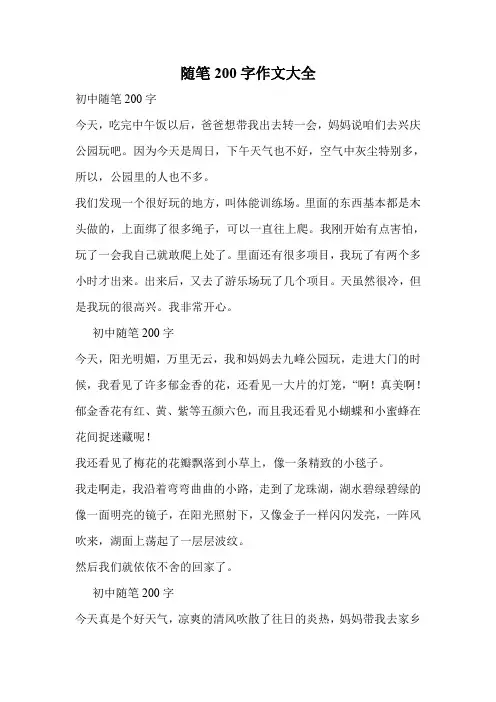 随笔200字作文大全.doc