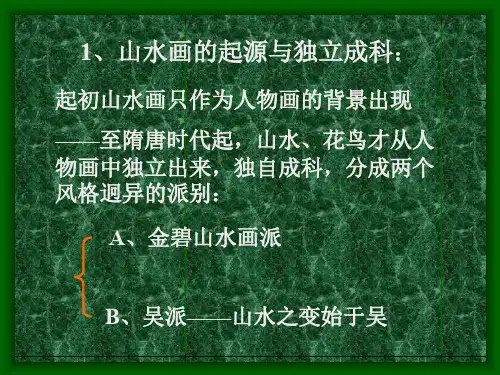 中国古代山水画