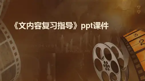 《文内容复习指导》课件
