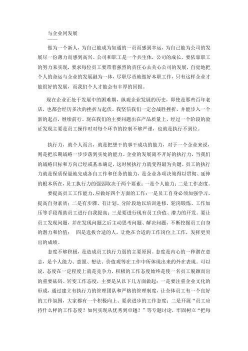 狠抓执行力