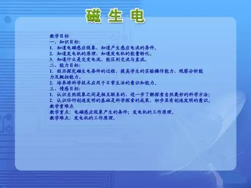 《磁生电》郑海伟
