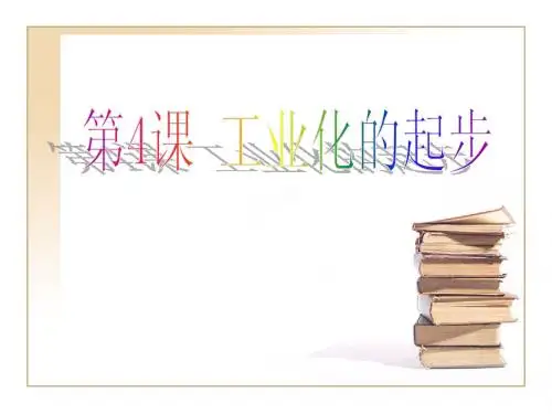 《工业化的起步》ppt