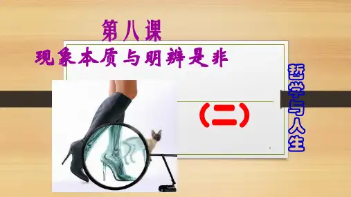 学会识别假象,明辨是非ppt课件