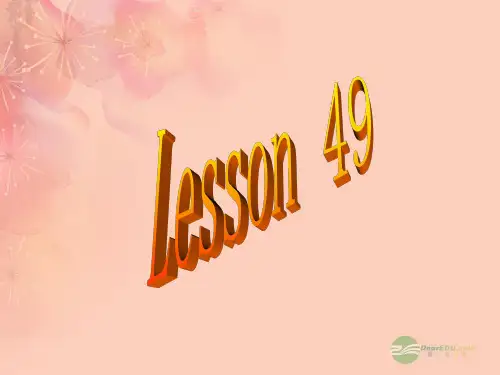 七年级英语上册 Unit 7《Days and months》Lesson 49精品课件(4) 冀教