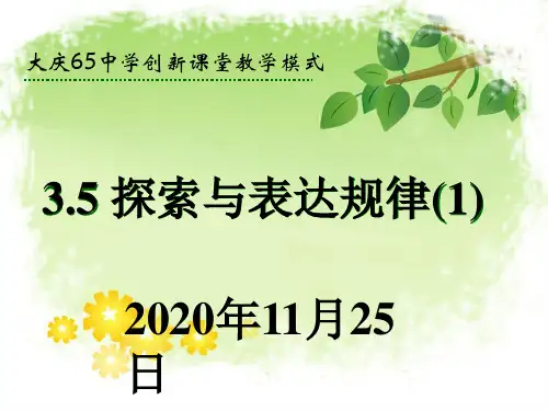 3.5 探索与表达规律.ppt
