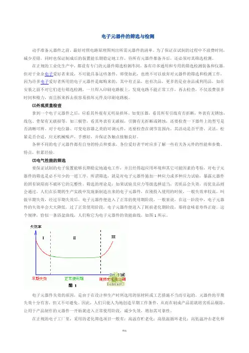 电子元器件检测与测试方法
