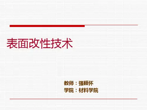 第六章_表面改性技术