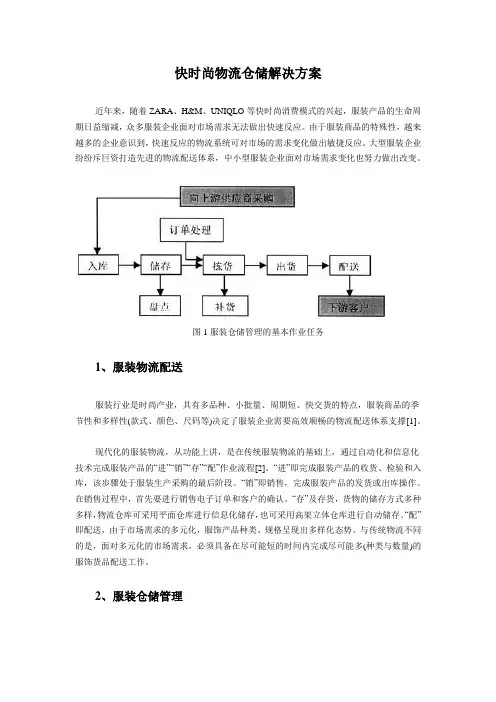 快时尚物流仓储解决方案