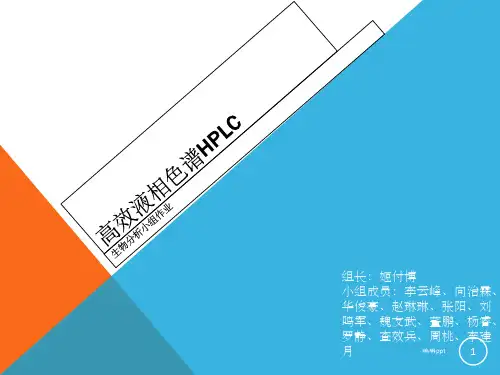 《高效液相色谱HPL》PPT课件