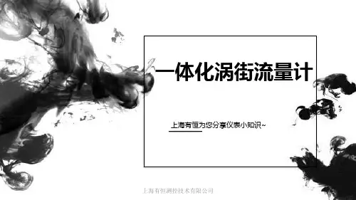 一体化涡街流量计