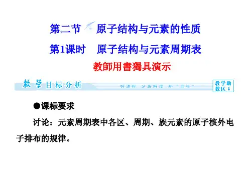 人教版高一化学课件-原子结构与元素的性质