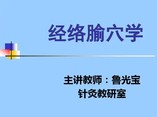 足太阳膀胱经