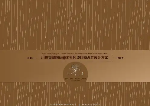 国际养老社区概念性规划设计方案