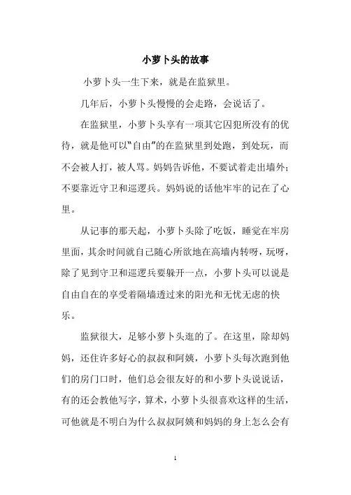 小萝卜头的故事